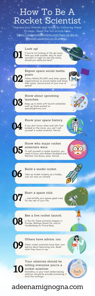 Infographic - How to Be a Rocket Scientist in 10 Steps